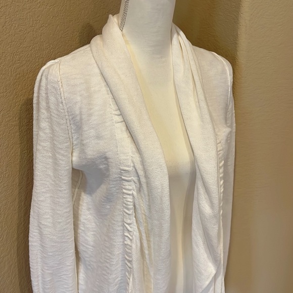 Free People White Drapey Cardigan - Picture 4 of 16